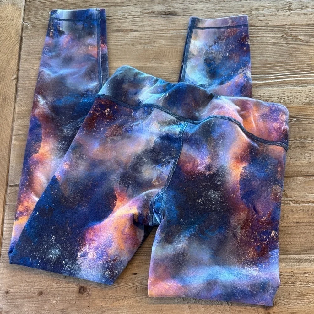Athleta Kids Galaxy Print Leggings 8/10